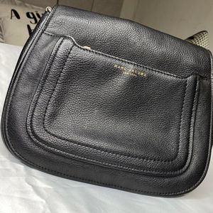 Marc Jacobs Small Empire City Leather Messenger Saddle Bag